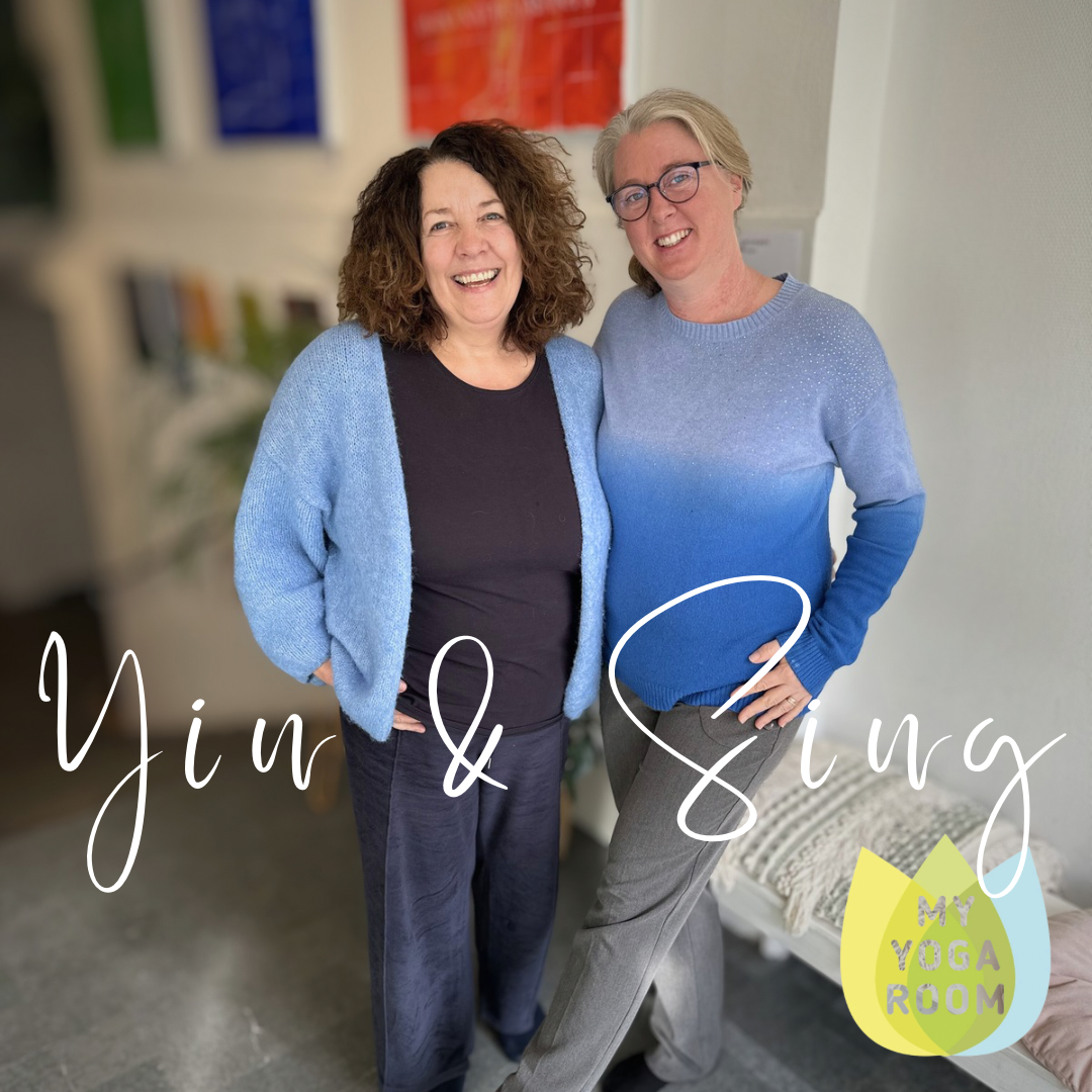 Alison och Emma, sjung och yoga, yinyoga Limhamn